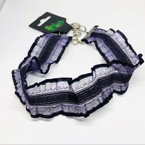 Rave Purple Chocker Necklace New